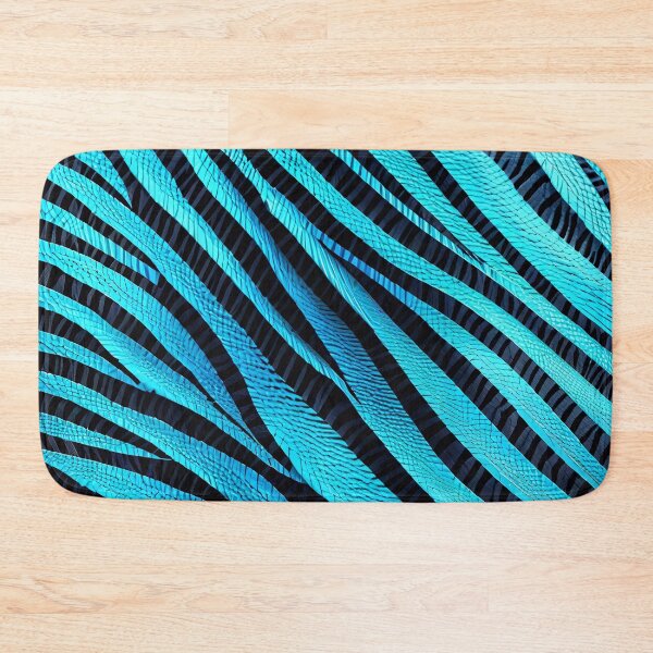 Item preview, Abstract Blue Zebra Skin Pattern designed and sold by TheArtOfPat.