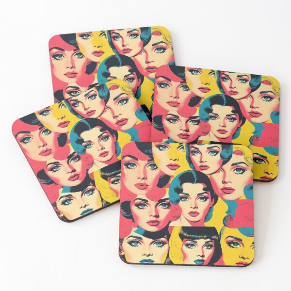 Item preview, Retro Pop Art Women Collage designed and sold by tonymagnerart.