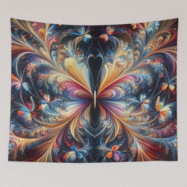 Item preview, Winged Harmony: Magical Butterfly Pattern designed and sold by Rui Fernandes.