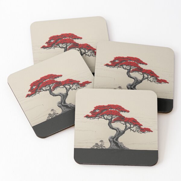 Item preview, Eastern white cedar | Red minimalism designed and sold by ComicsFactory.