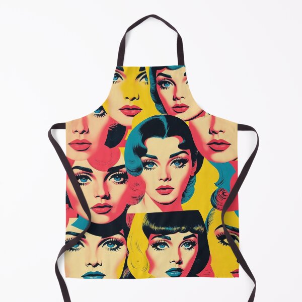 Item preview, Retro Pop Art Women Collage designed and sold by tonymagnerart.