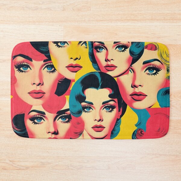 Item preview, Retro Pop Art Women Collage designed and sold by tonymagnerart.