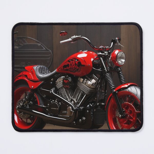 Item preview, Red Motorcycle designed and sold by ThralStore.