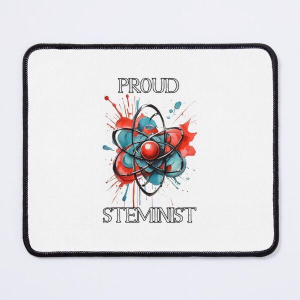 Item preview, Proud STEMinist Atom Graphic designed and sold by MillennialVibe.