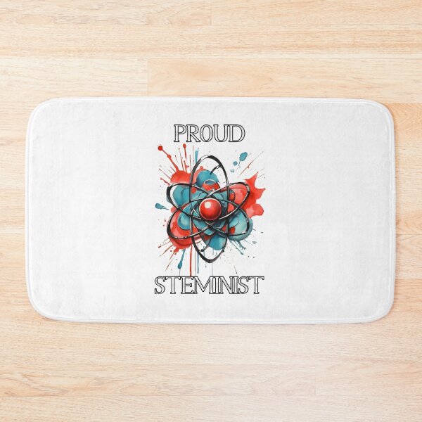Item preview, Proud STEMinist Atom Graphic designed and sold by MillennialVibe.