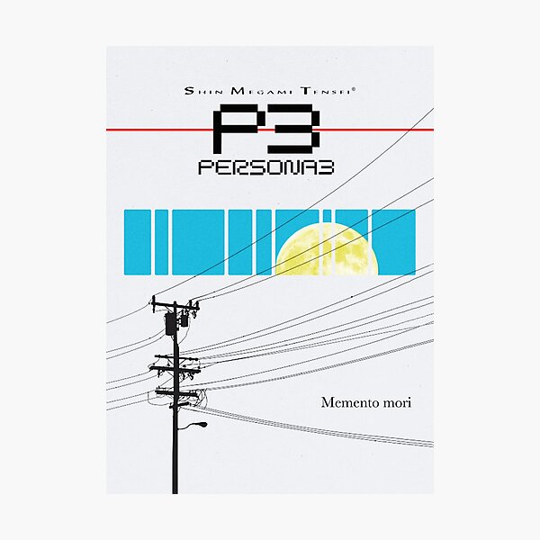 Item preview, Persona 3 Minimalist Design designed and sold by LanaOkay.