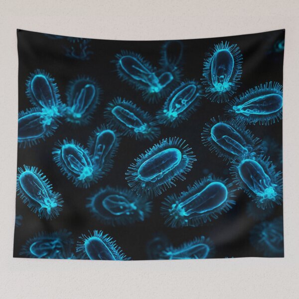 Item preview, Cute Fluffy Light Blue Plankton designed and sold by SassyArtistry.