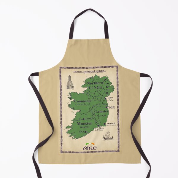 Item preview, Ireland Map of Medieval Eire Gaelic Kingdoms and Provinces designed and sold by theflandonian.