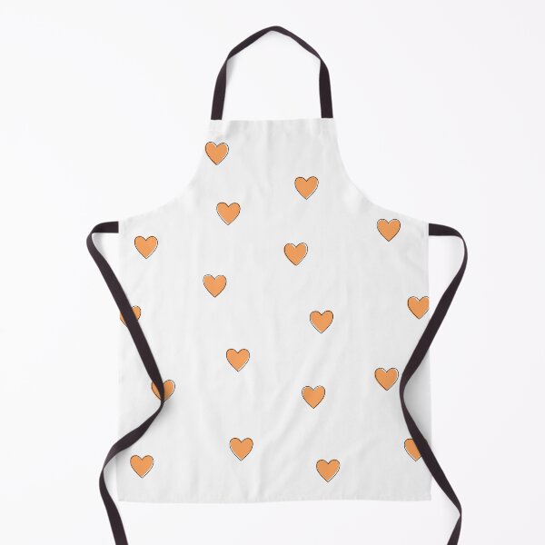 Item preview, Orange Preppy Hearts designed and sold by wonderxwander.