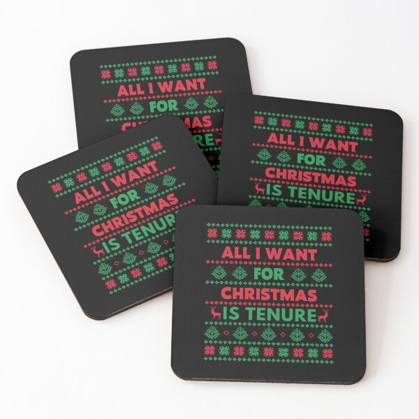Item preview, All I Want For Christmas Is Tenure - Christmas Gift For Assistant Professor, Funny Christmas Full Professor, Funny Christmas Associate Professor, Christmas Tenure designed and sold by jadedscientist.