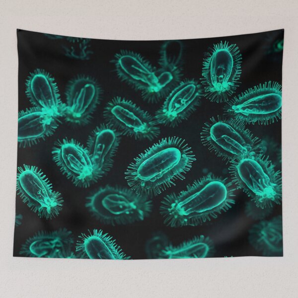 Item preview, Cute Fluffy Teal Plankton designed and sold by SassyArtistry.