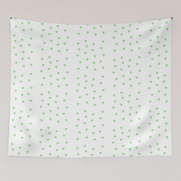 Item preview, Green Preppy Hearts designed and sold by wonderxwander.