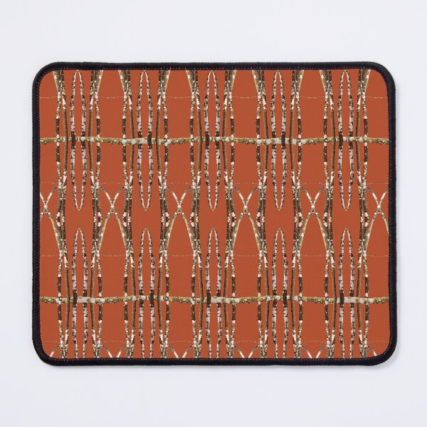 Lichen Log Red Mouse Pad