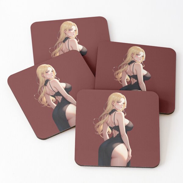 Item preview, Anime Girl in Black Dress designed and sold by 2DBabeHeaven.