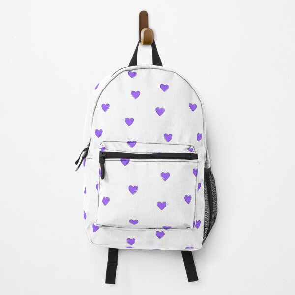 Item preview, Purple Preppy Hearts designed and sold by wonderxwander.