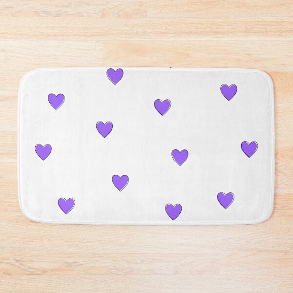 Item preview, Purple Preppy Hearts designed and sold by wonderxwander.