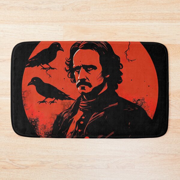 Item preview, Edgar Allan Poe | Red minimalism designed and sold by ComicsFactory.