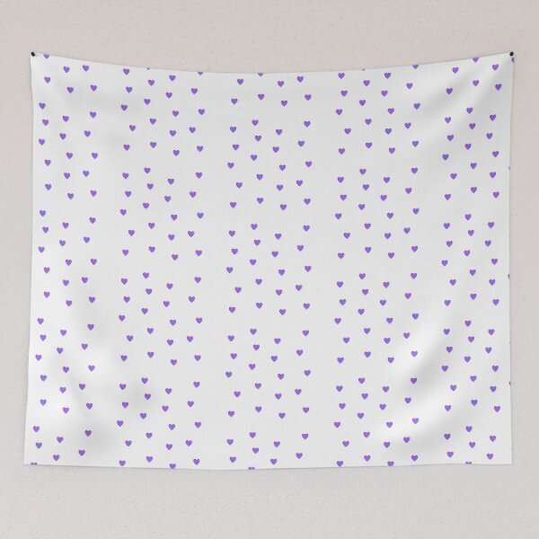 Item preview, Purple Preppy Hearts designed and sold by wonderxwander.