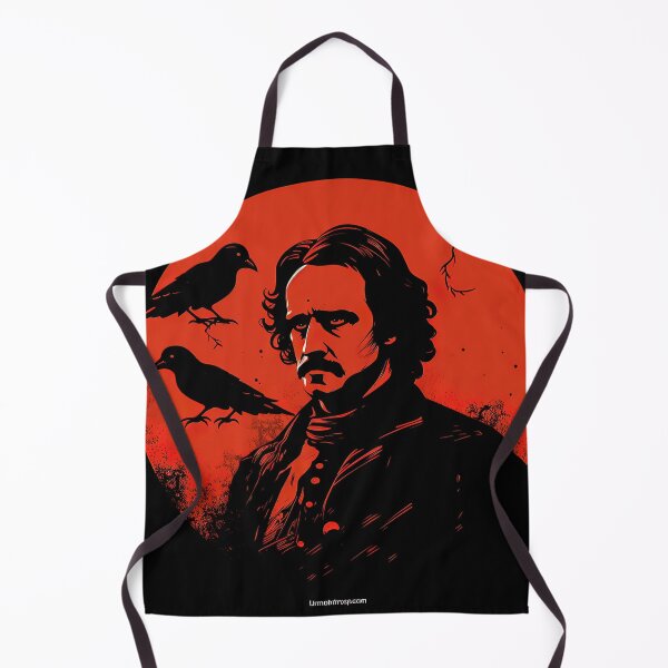 Item preview, Edgar Allan Poe | Red minimalism designed and sold by ComicsFactory.