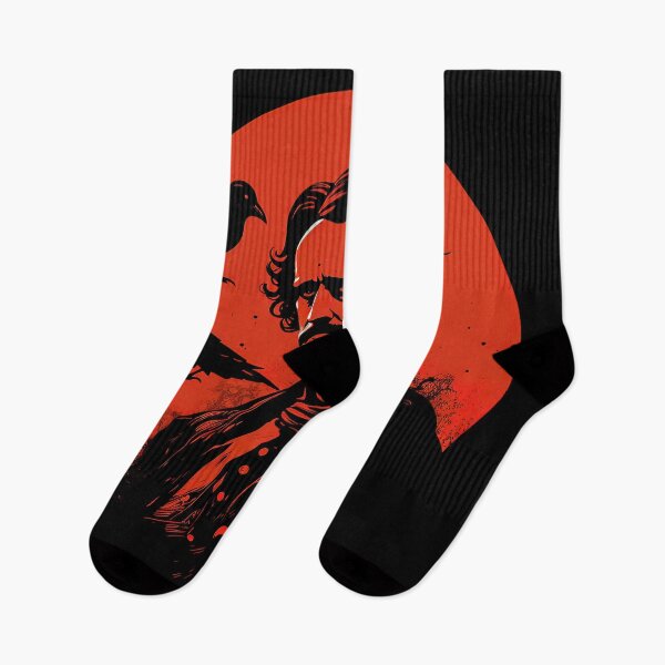 Item preview, Edgar Allan Poe | Red minimalism designed and sold by ComicsFactory.