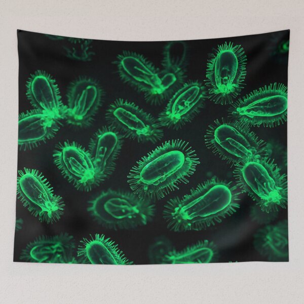 Item preview, Cute Fluffy Pastel Green Plankton designed and sold by SassyArtistry.