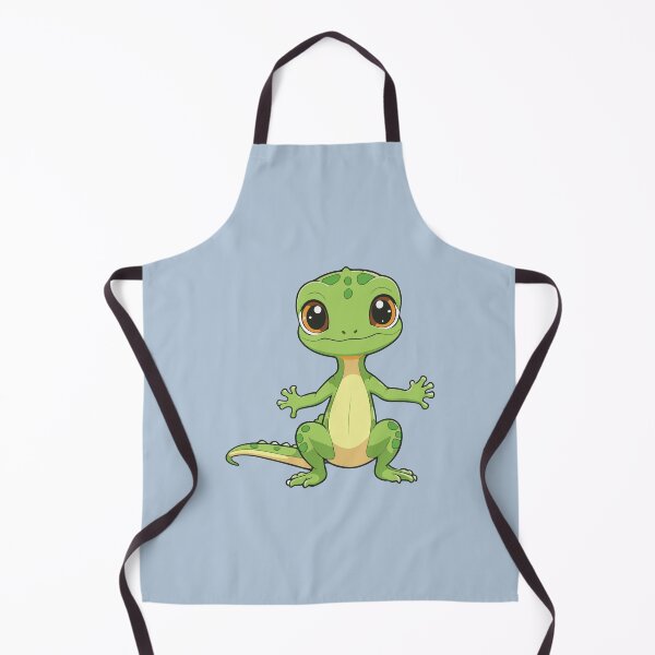Item preview, cute little Green Gecko Lizard standing designed and sold by Atlantico54.