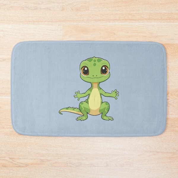 Item preview, cute little Green Gecko Lizard standing designed and sold by Atlantico54.