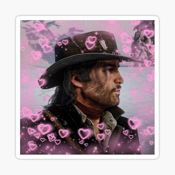 Vista previa del artículo con la obra «Corazones de John Marston», diseñado y vendido por BreadIsGay.