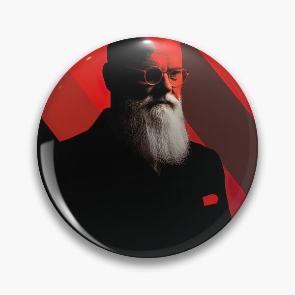Item preview, Edmund Husserl | Red minimalism designed and sold by ComicsFactory.
