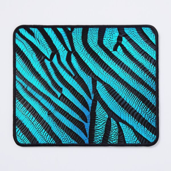 Item preview, Abstract Blue Zebra Skin Pattern designed and sold by TheArtOfPat.