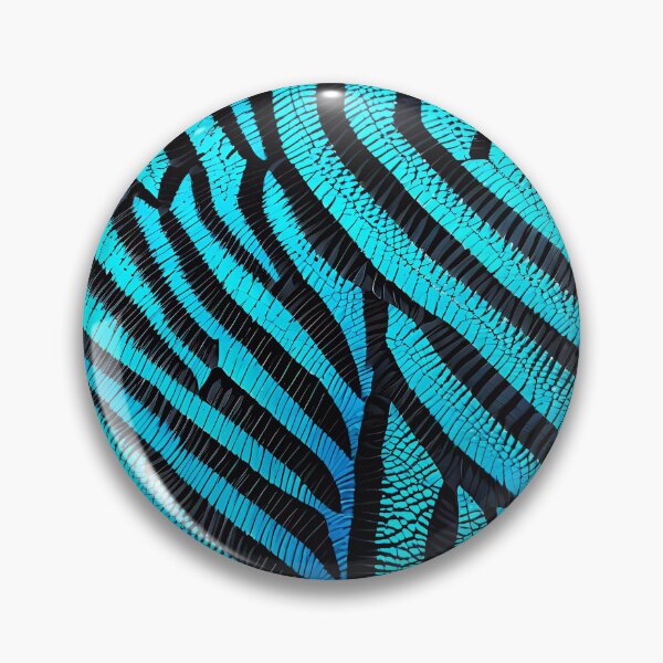 Item preview, Abstract Blue Zebra Skin Pattern designed and sold by TheArtOfPat.