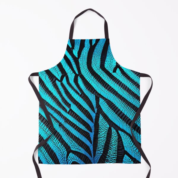 Item preview, Abstract Blue Zebra Skin Pattern designed and sold by TheArtOfPat.