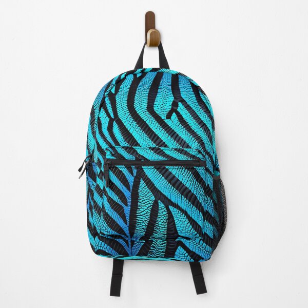 Item preview, Abstract Blue Zebra Skin Pattern designed and sold by TheArtOfPat.