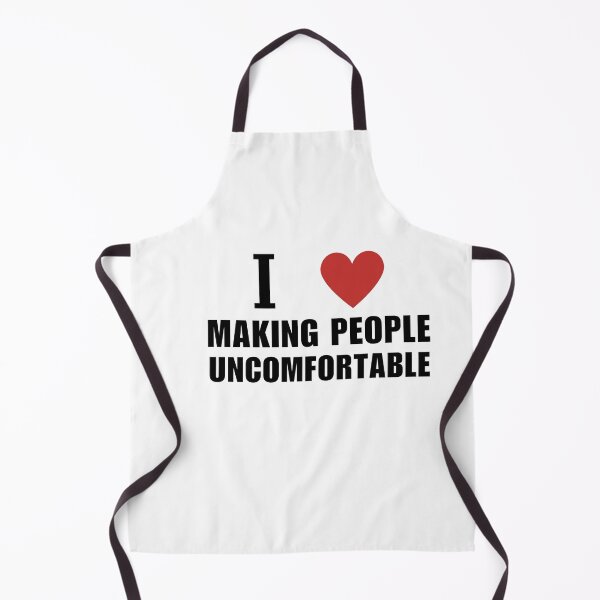 Item preview, I Heart Making People Uncomfortable love designed and sold by ANNINOART ⭐⭐⭐⭐⭐.