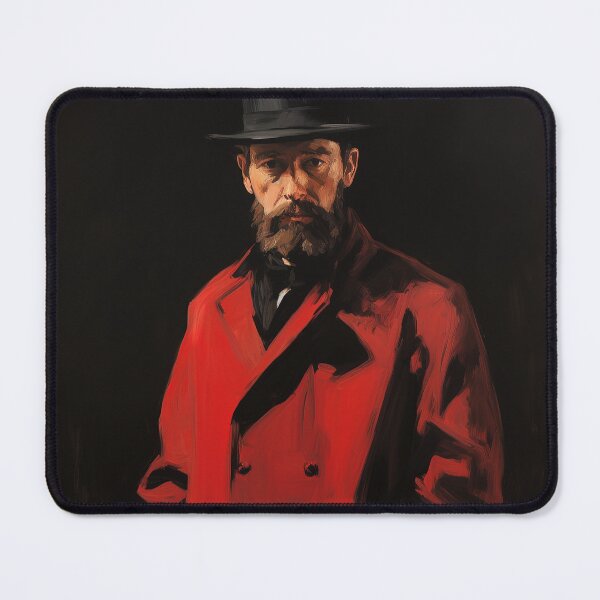 Item preview, Édouard Manet | Red minimalism designed and sold by ComicsFactory.
