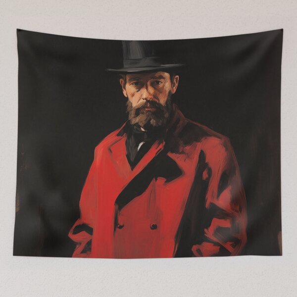 Item preview, Édouard Manet | Red minimalism designed and sold by ComicsFactory.