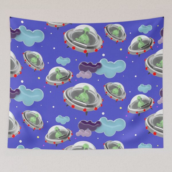 Item preview, Invasion of the green aliens! UFO's with little green aliens in 3D. designed and sold by Webstudio  2Amigos.