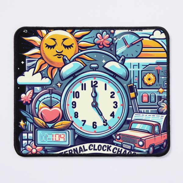 Item preview, Internal Clock Chaos- Daylight Saving Day designed and sold by Waseemkhan86.