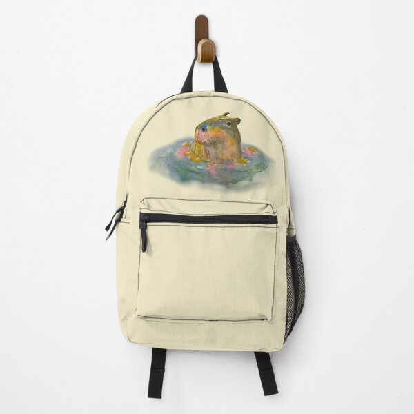 Item preview, Capybara watercolor painting designed and sold by altairaleon.