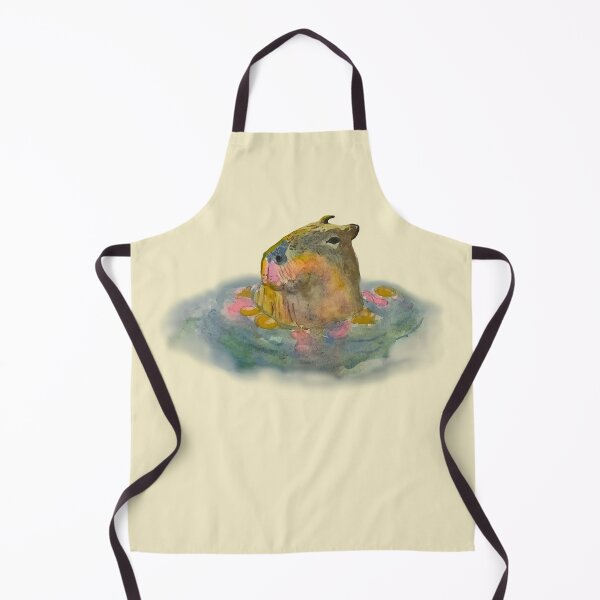 Item preview, Capybara watercolor painting designed and sold by altairaleon.