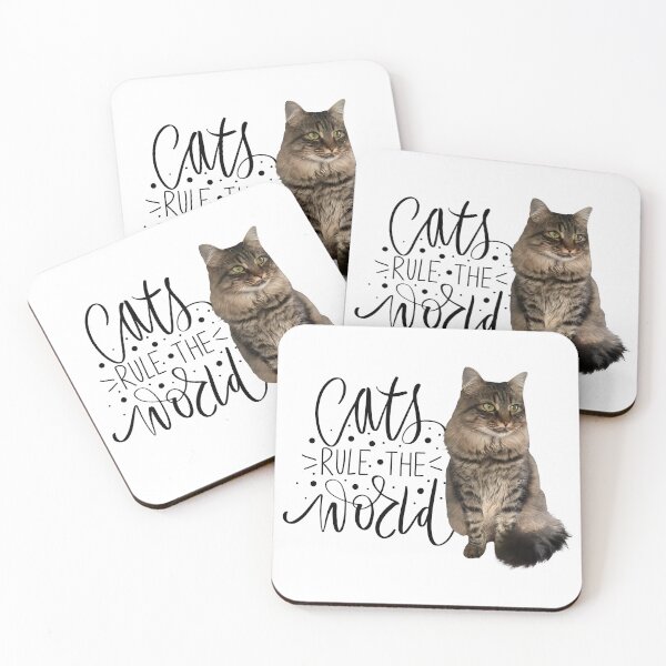 Item preview, Cats Rule The World designed and sold by coolpixeltik.