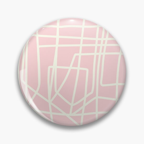Item preview, Modern Minimalist Abstract Lines Drawing in Pink designed and sold by JuneJournal.