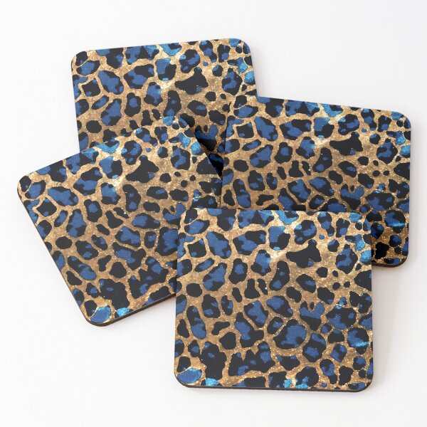 Item preview, Indigo 2 leopard graphics designed and sold by LittleWorldShop.