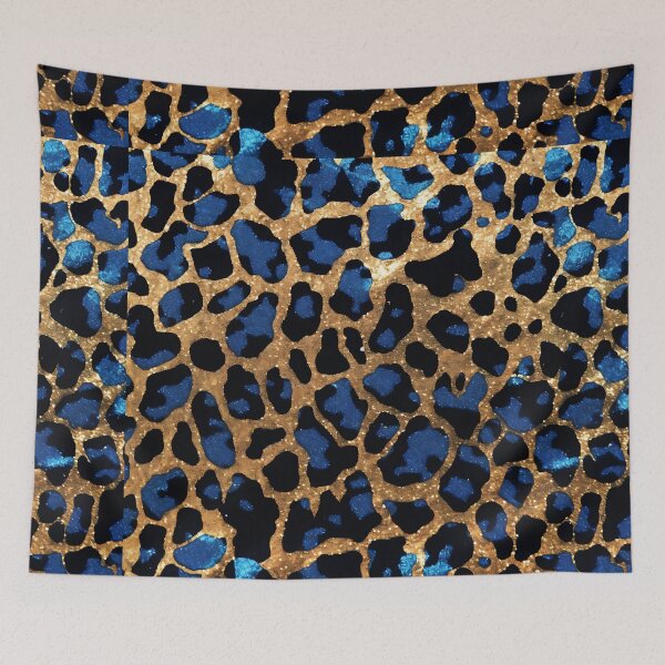 Item preview, Indigo 2 leopard graphics designed and sold by LittleWorldShop.