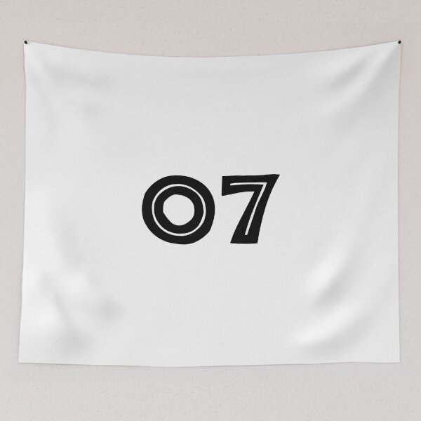 Item preview, 07, seven, black, tribal, african designed and sold by Numbers-Art.