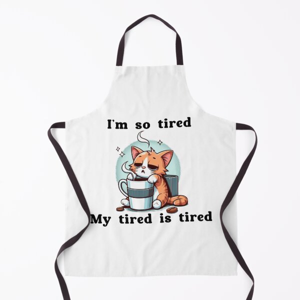 Item preview, I’m So Tired Cat designed and sold by Geeky Links.