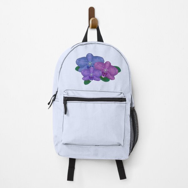 Item preview, Three blue purple orchids flower digital drawing designed and sold by Beardraws18.