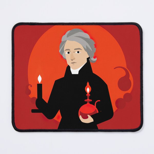 Item preview, Edward Jenner | Red minimalism designed and sold by ComicsFactory.