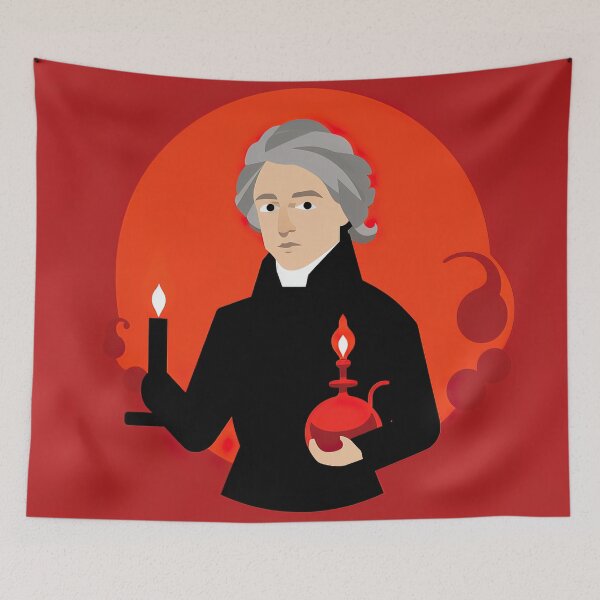 Item preview, Edward Jenner | Red minimalism designed and sold by ComicsFactory.