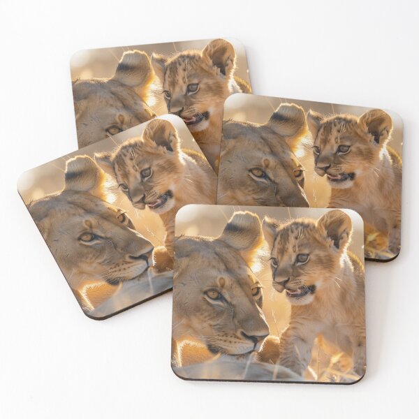 Item preview, Savannah's Tender Moment: Lioness and Cub designed and sold by Smart Art 42.